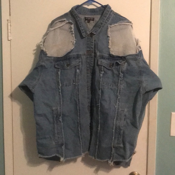 Fashion Nova Jackets & Blazers - Fashion Nova Jean jacket with mesh